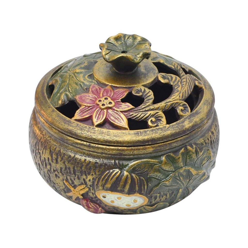 SLEEVE Incense Burner Holder Home Indoor Ceramic Antique Incense Burner Tea Ceremony Room Sandalwood Aromatherapy Burner Incense Holder
