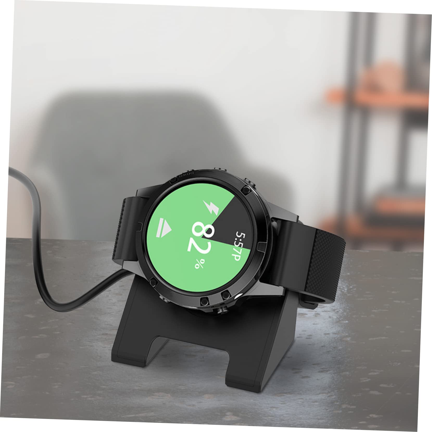 BESTonZON 5pièces Station De Charge Dock pour Montre Connectée Compatible Chargeur USB Pratique Et pour Montres De Sport