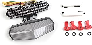 Arashi Lanterna traseira para DUCATI 749 999 Multistrada 2002-2007 Luz traseira de freio de seta de seta de seta lente de fumaça acessórios para motocicleta integrados 2003 2004 2005 2006