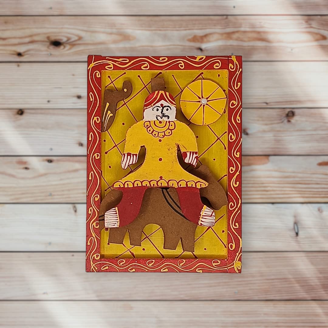 Handcrafted Bachbaras Puja Chowki - Traditional Indian Art -11
