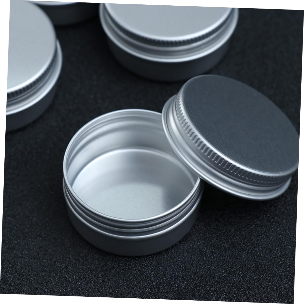 MAGICLULU 60 Barattoli Per Cosmetici Barattolo Da Viaggio Bottiglia Per Cosmetici Campioni Di Tè Barattolo Di Lamiera Stagnata Contenitori Di Con Coperchio Contenitore Di In