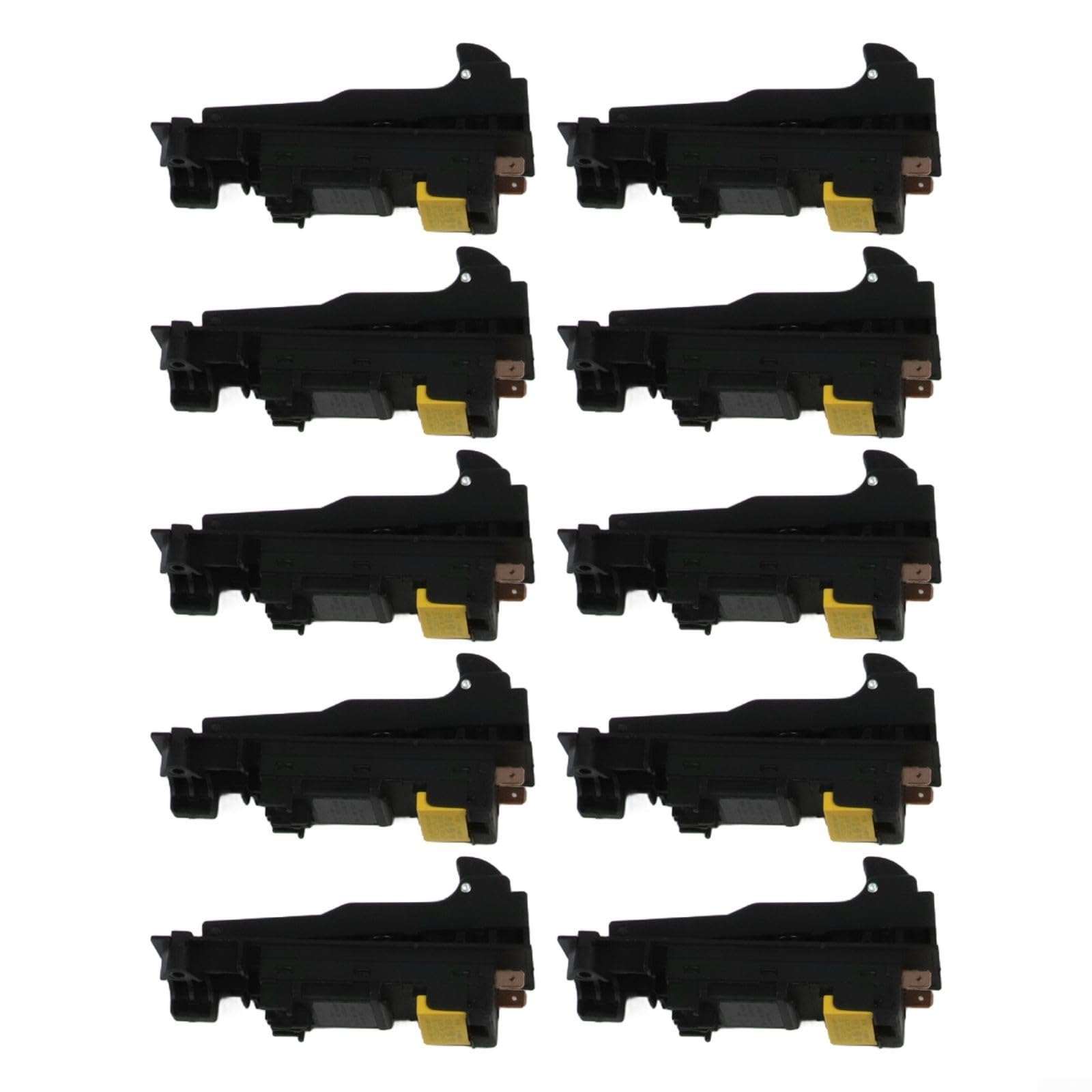 5 10 interruptores de gatillo para amoladora angular GA9030 GA9020 GA7030 GA7020 G18SE3 9069 9067 9059 9049 9047 9016B 9015B 180 mm pieza de repuesto de plástico C (10 piezas)