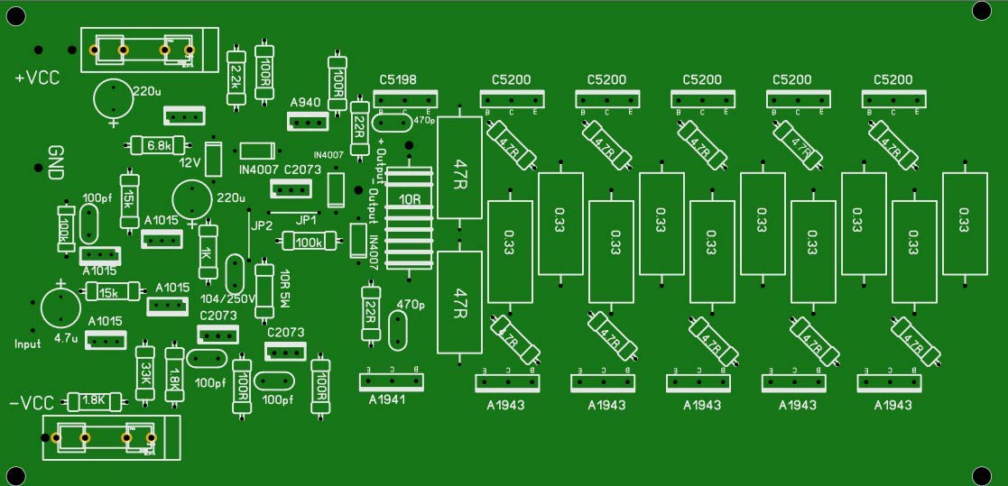 class ab amplifier board 500 watt
