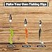 CWSDXM Fishing Beads Assortment, Glowing Fishing Lure Beads Behind Brass Sinker/Weight Mixsize Fishing Beads Round Kit for All Sort Fishing Rigs