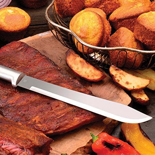 Rada Cutlery Old Fashioned Butcher Knife – Stainless Steel Blade With Aluminum Handle, 12-1/8 Inches