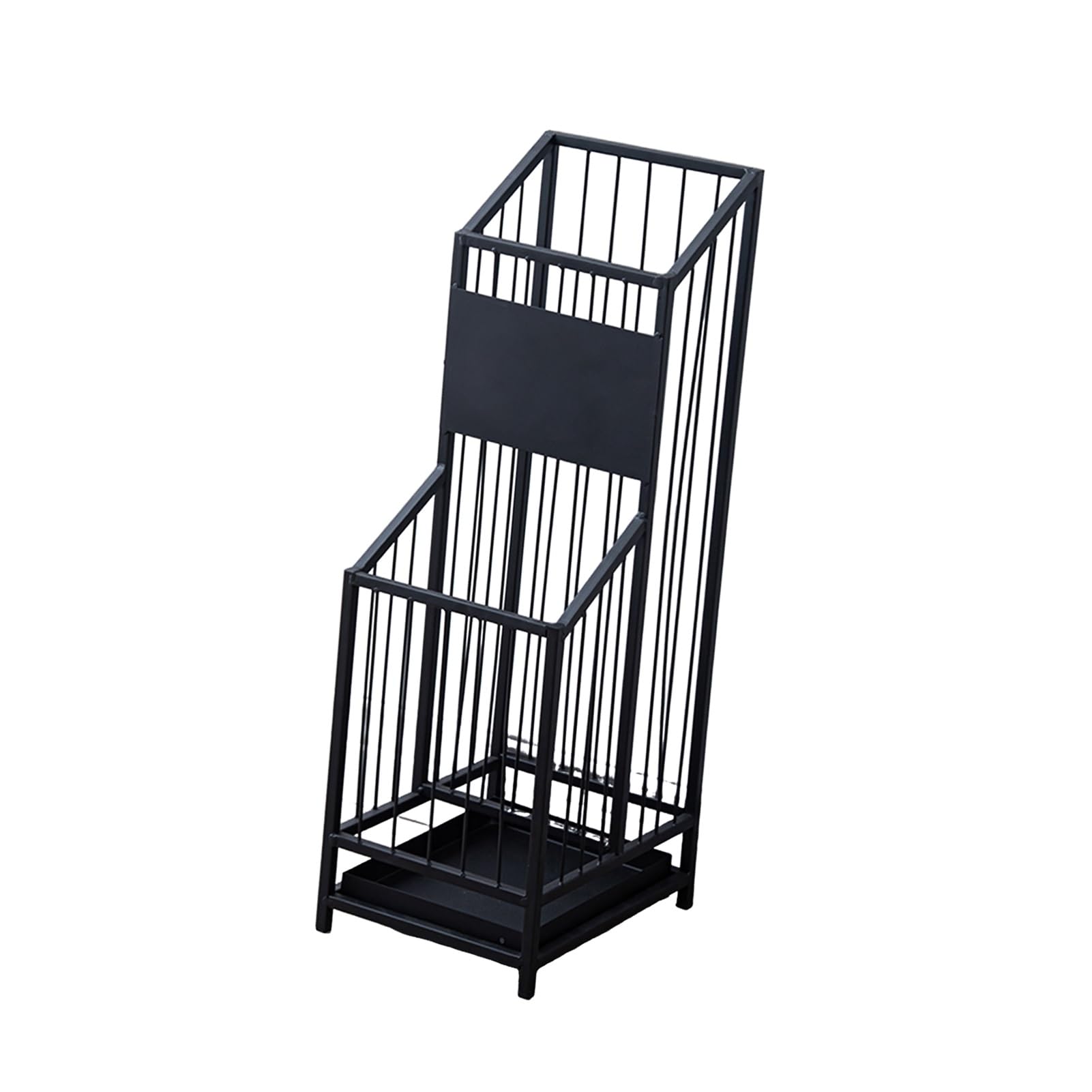 GHHVFEC 2 Tiers Umbrella Stand, Square Umbrellas Bucket Storage for Entryway Home Office Company Hotel