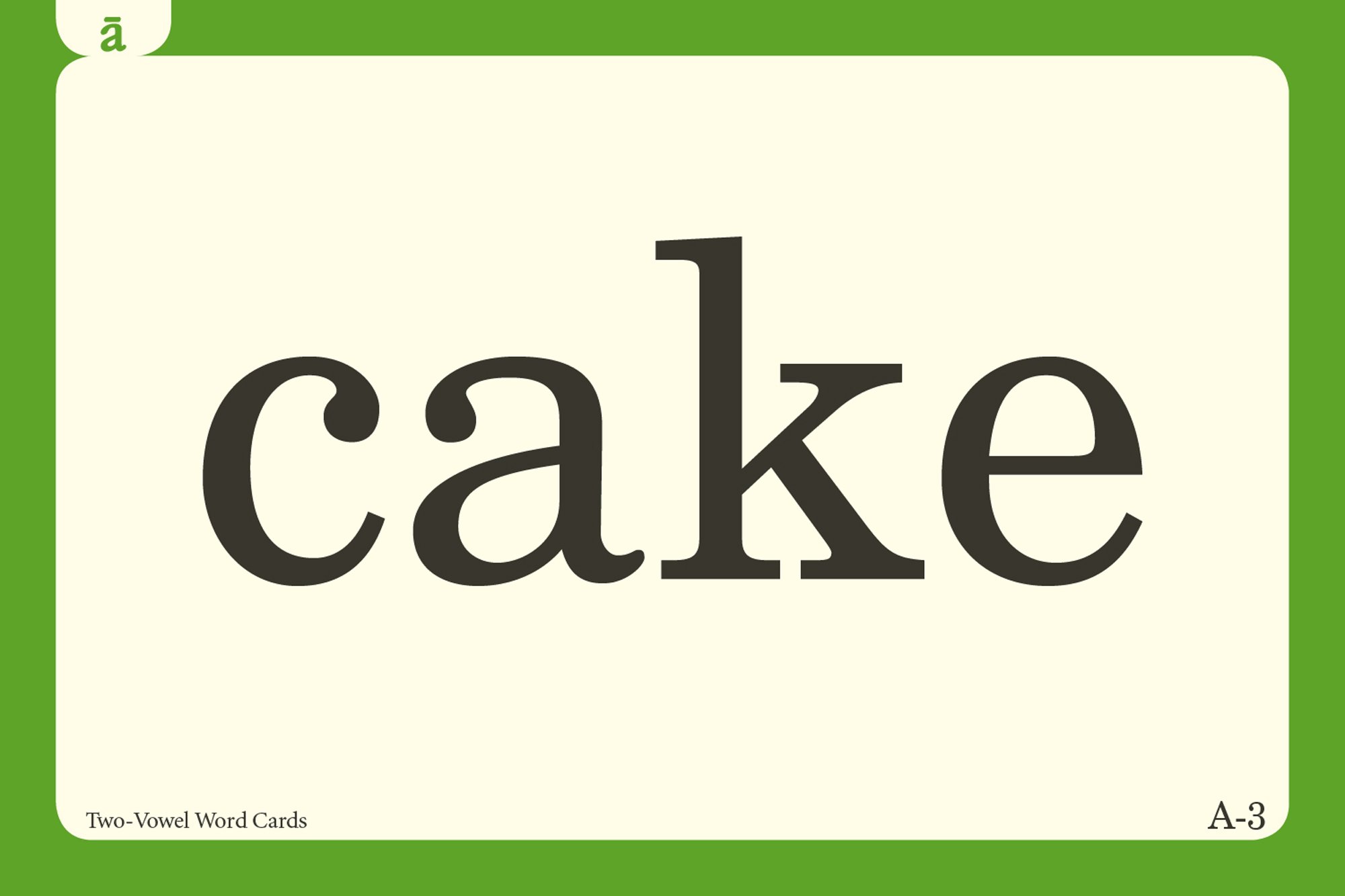 Two-Vowel Word Cards - Abeka 4 to 5 Year Old Kindergarten Phonics Reading Program Teaching Aid Flash Cards - Image 9