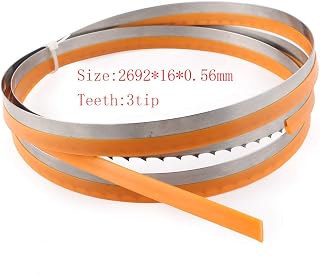 LIRU 106"x063" Meat Cutting 3tpi Meat Band Saw Bone Saw Blades for for Cutting Frozen Bone and Meat