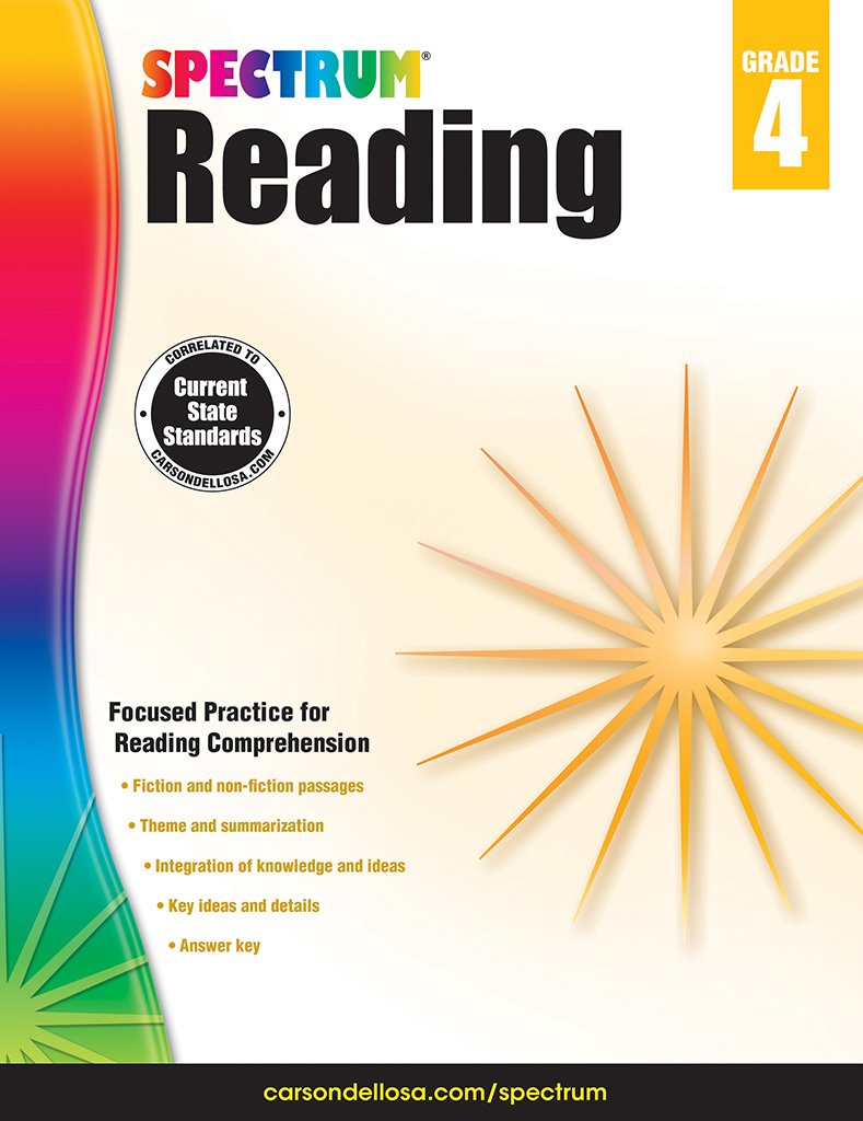 SpectrumReading Workbook, Grade 4