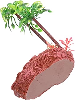 POPETPOP Water Basin Feeder Reptile Food Dish Bearded Dragon Hammock Reptile Tank Accessories Reptile Worm Dish Snake Water Dish Glass Container Reptile Water Bowl Resin Water Dispenser pet