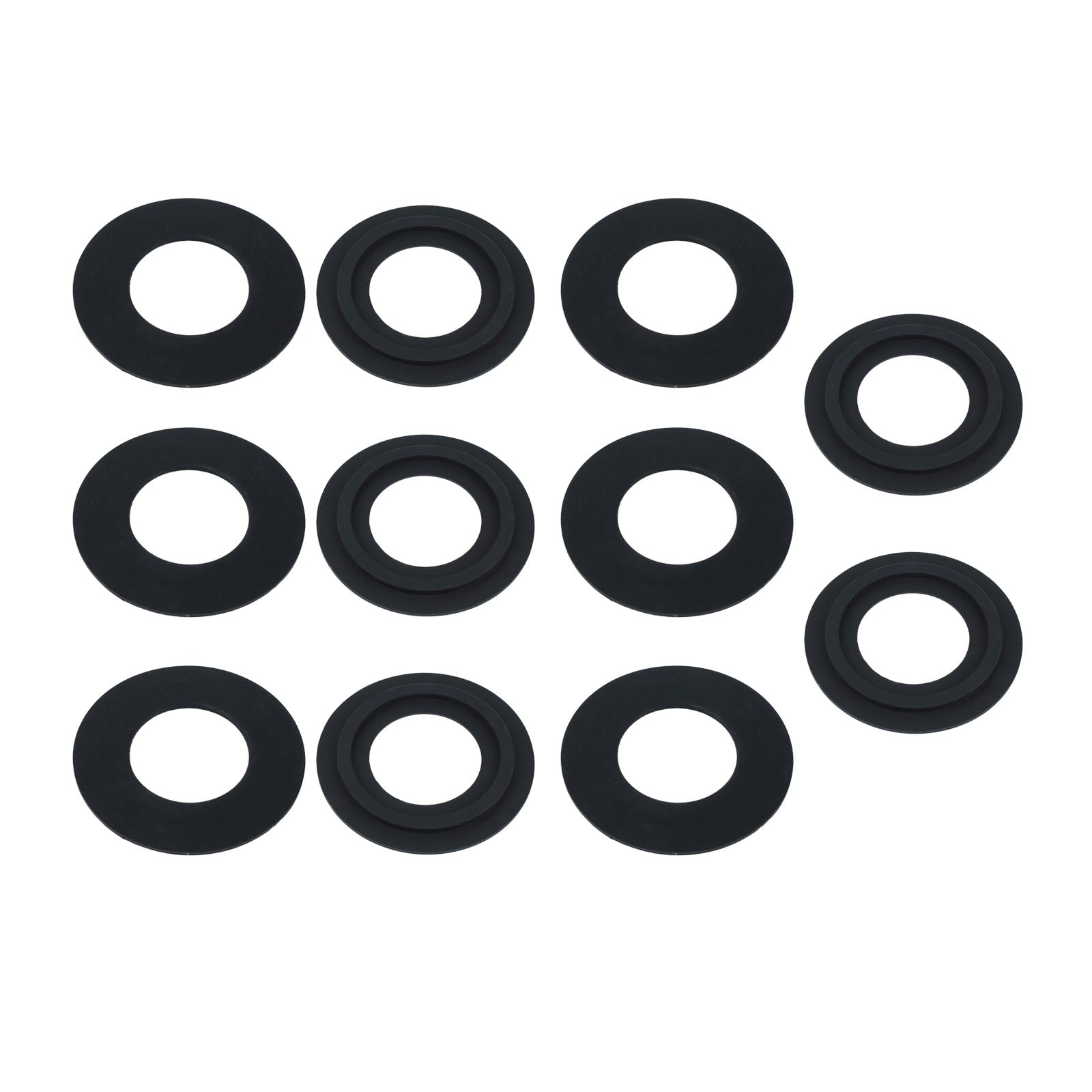 Home Maintenance Essential 10pcs Silicone Seal Rings Set Leak Proof Toilet Rings Set for Leak Frees Sink & Drain Pipe Toilet Gaskets