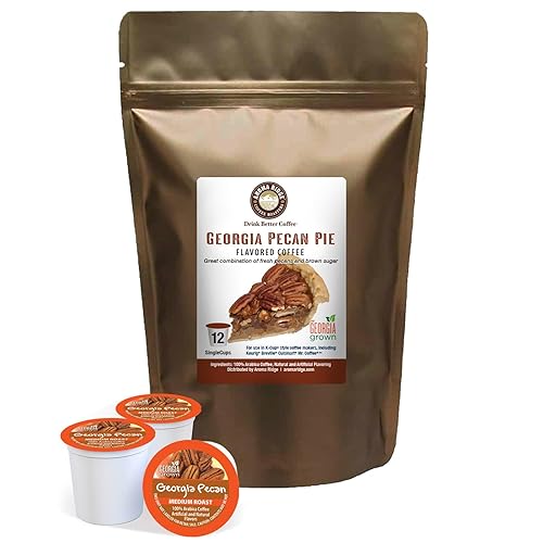 Miniatura 6 de Aroma Ridge Jamaica Ron - Cápsulas individuales de café con sabor a vainilla francesa, 12 unidades, tostado medio