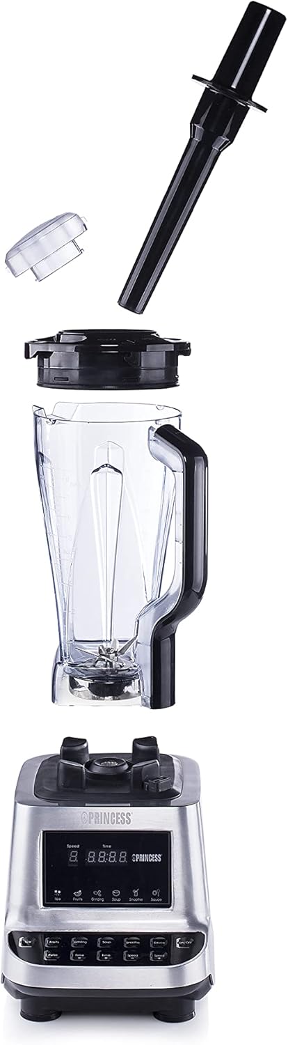 Exploded view of Princess Healthy 219000 Turbo-mixer components