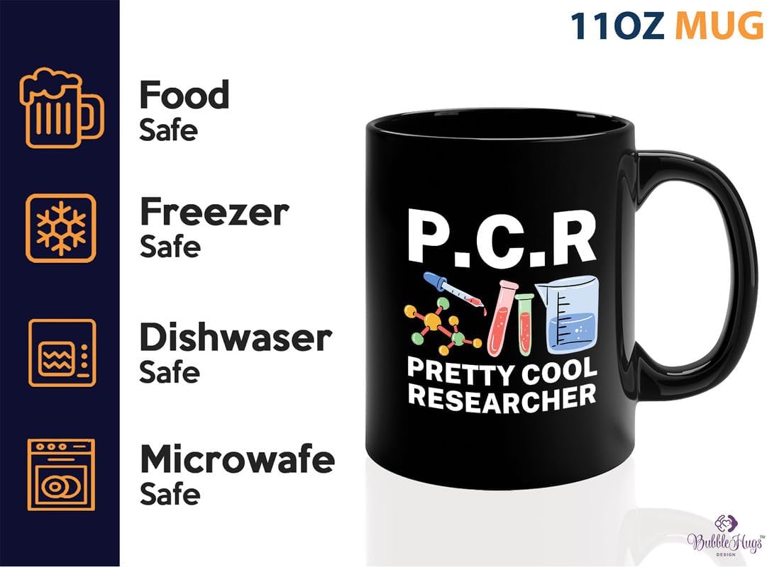 Med Laboratory Professionals Coffee Mug 11oz Black -Pretty Cwol Researches - Doctor Pharmacist Nurse Pediatrician Lab Scientist Lab Assistant Biologist Microbiology