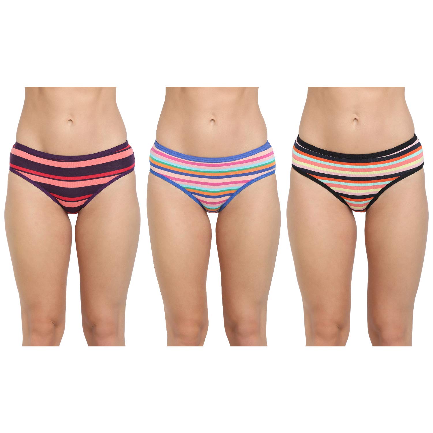 dixcy slimz Women's Cotton Panties (Pack of 3)-picture-32