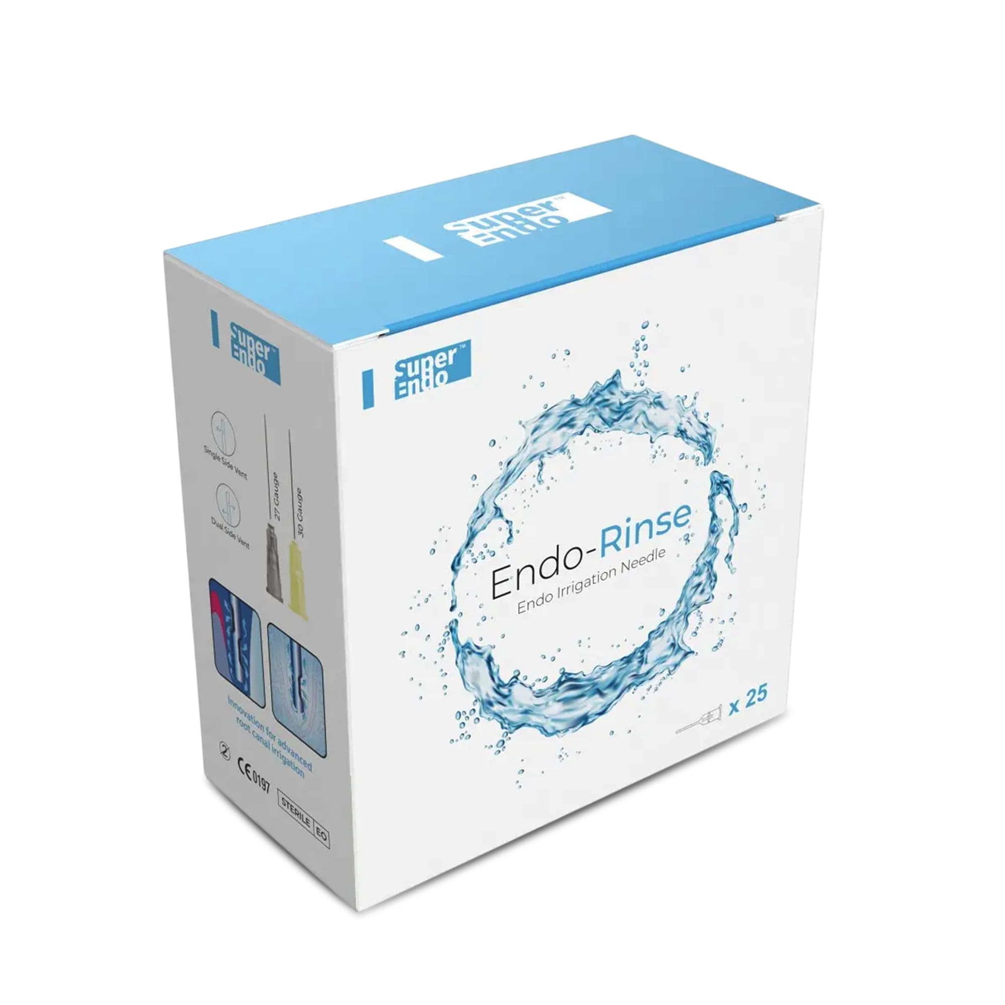 SuperEndo Disposable Irrigation Needles 30G (Yellow) | Single Vent Design | Precision Dental Irrigation | Sterile, Disposable, Ideal for Endodontic Procedures-image-27