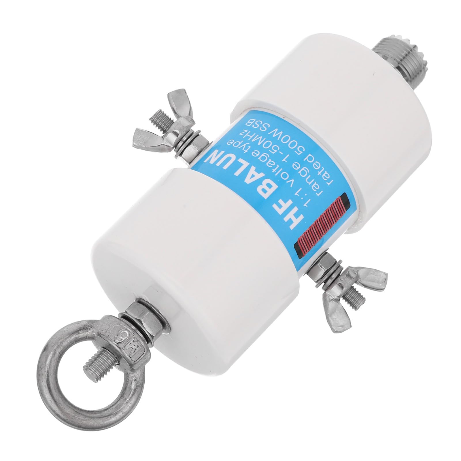 POPETPOP Trasformatore 1:1 per Antenna Onde Corte 1-50mhz 500w Trasmissione Stabile in Plastica e Metallo per Uso Professionale Radio Ricetrasmittente