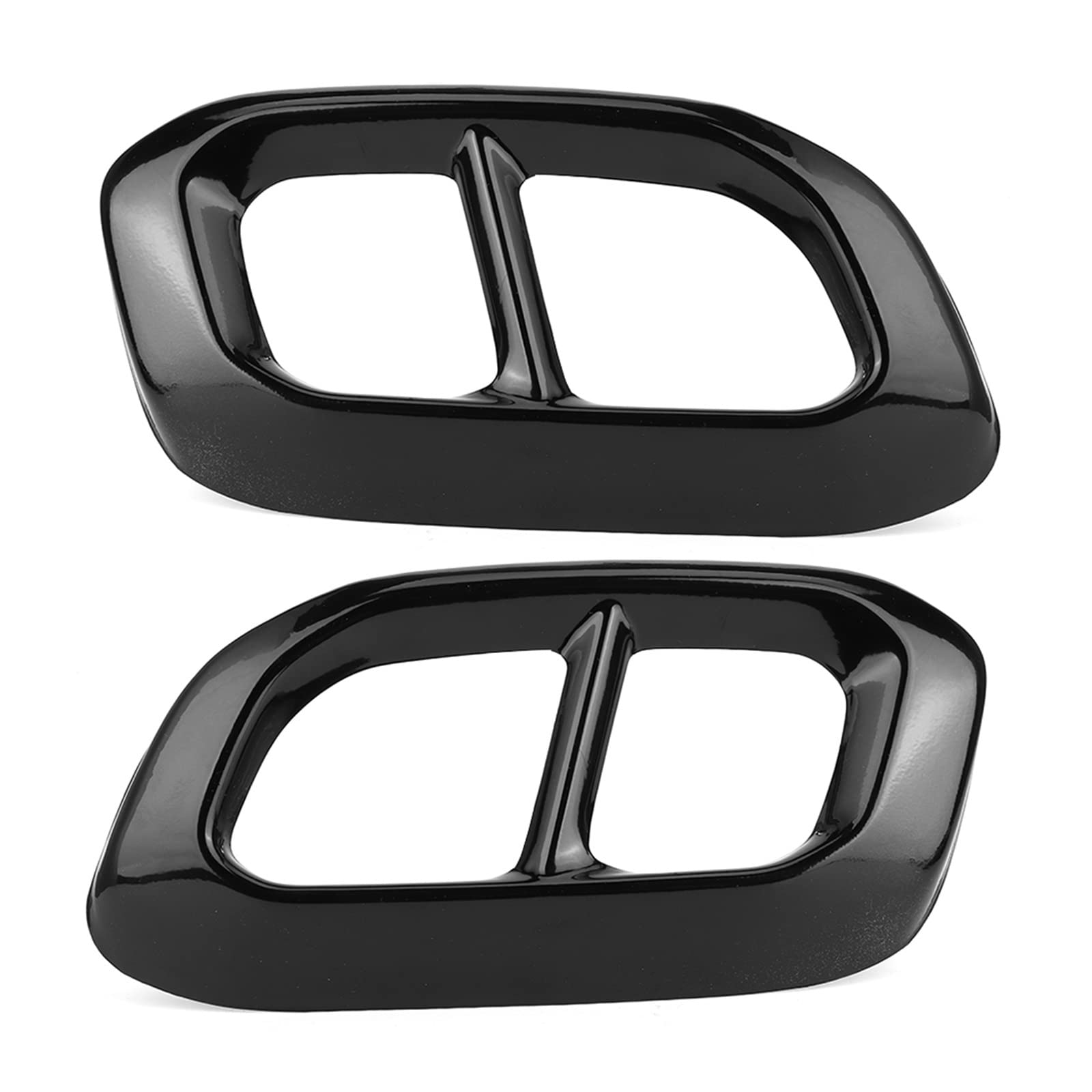 Silenciador Escape Silenciador Escape Acero Inoxidable 2Uds Marco Cubierta Embellecedor Tubo Punta Trasera Apto para Mercedes para Benz GLC GLE GLS W167 X253 X167 2020 Escape Sonido Turbo