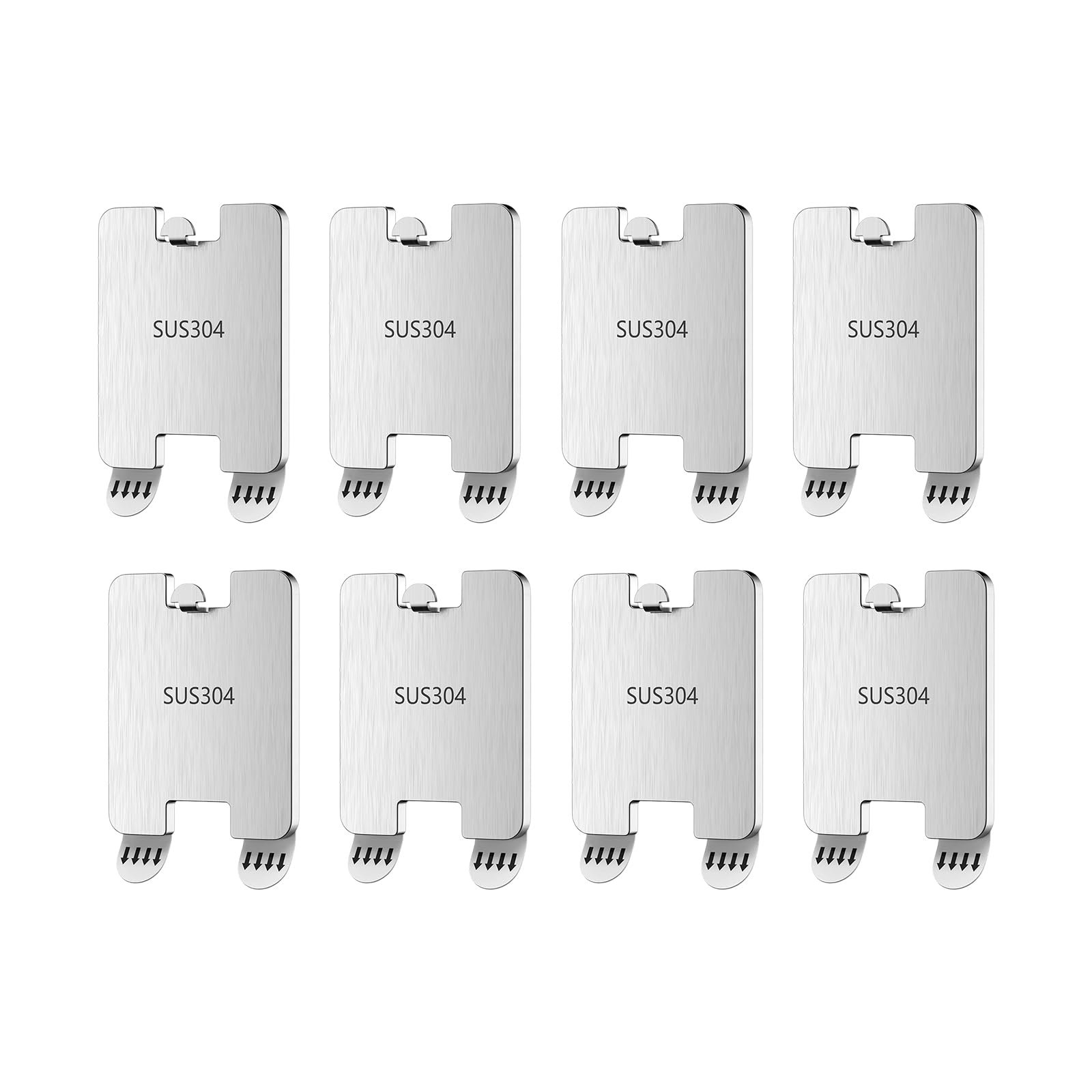 Limtula Multicolor 8 Stainless Steel Wall Hooks Not Damage Installation Perfect For Renters And Decorators Rental Friendly Hooks