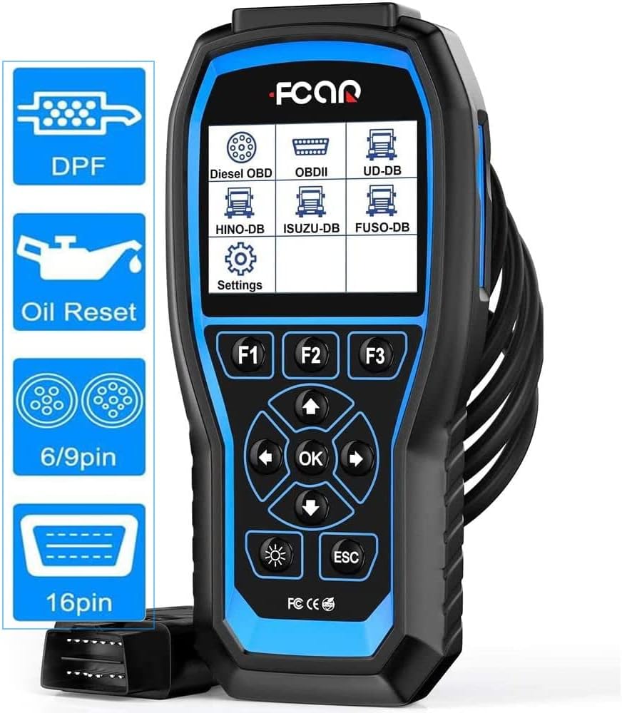 Lector de código de camión resistente F506 PRO mejorado de sistema