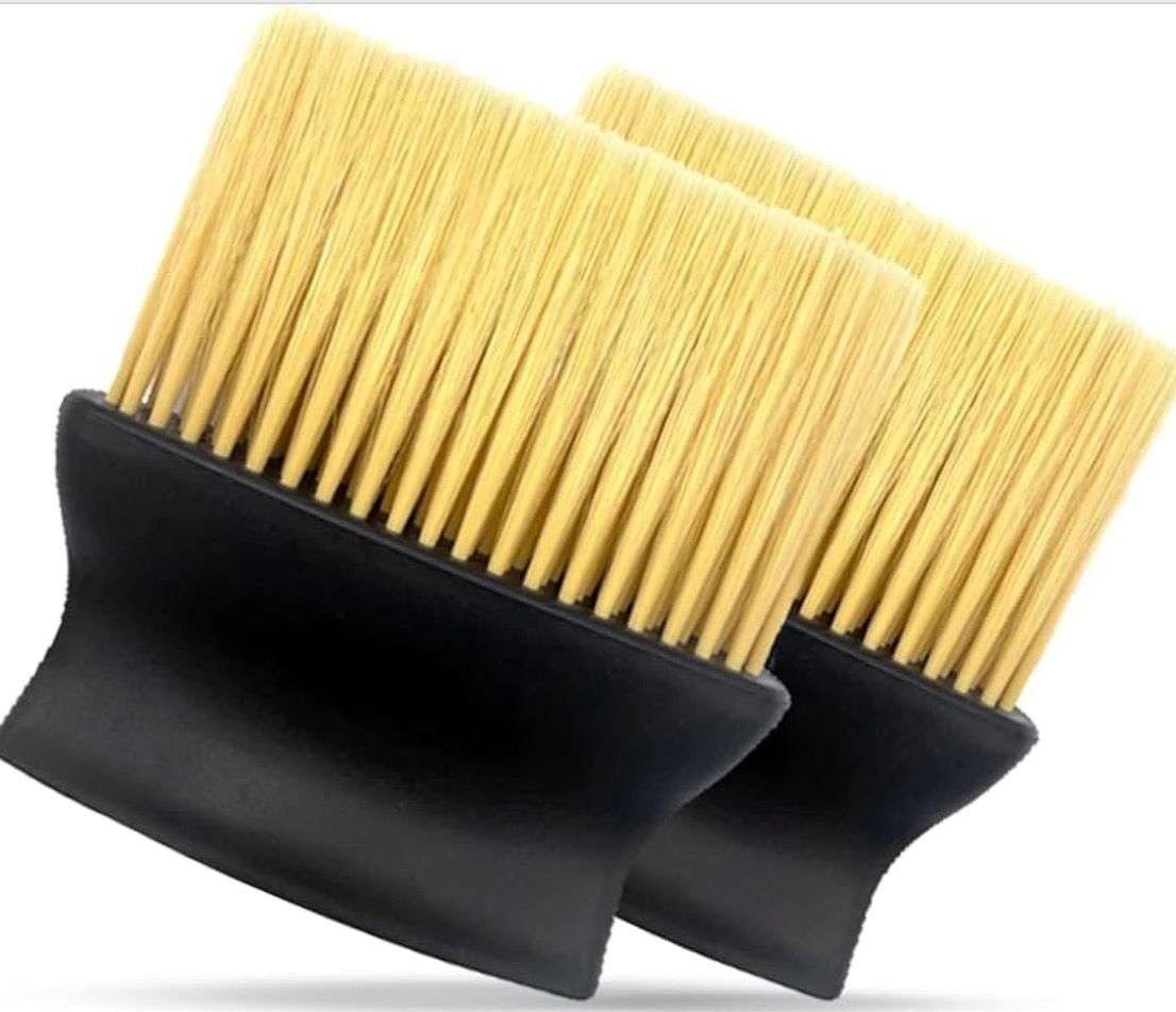 Car Interior Cleaning Brush – Soft Bristle Dashboard Dusting Brush for AC Vent, Gear, Door Panel & Console Cleaning (Pack of 2)-image-11