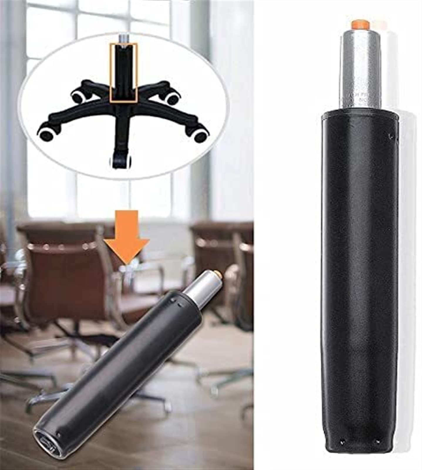 Cilindro de Repuesto Silla neumática Silla elevadora neumática Silla de Oficina Silla de Bar Silla de computadora Elevador de Gas Recto