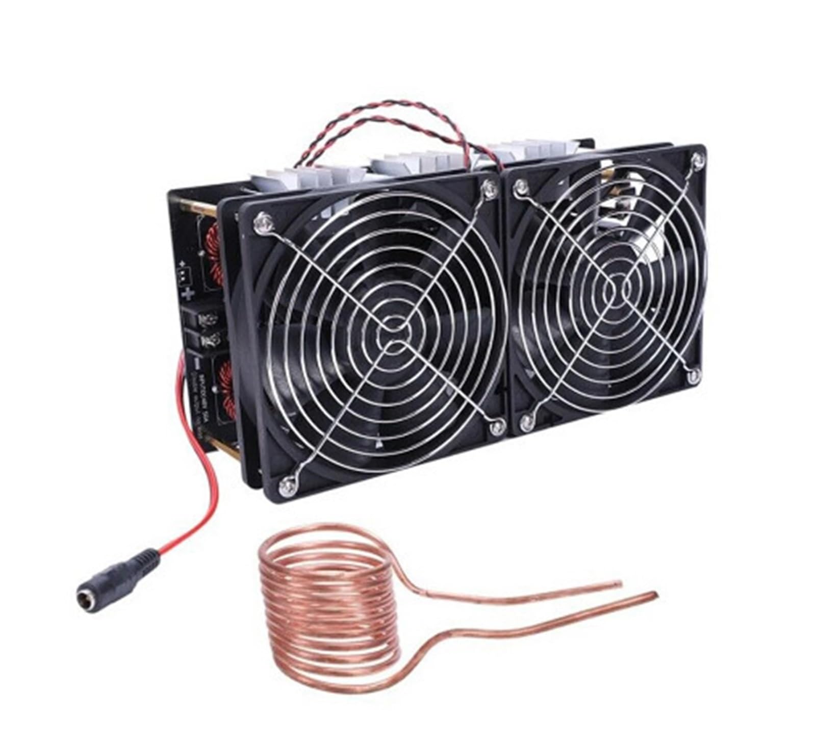 BNVEWR induction heater, Induction Heater 2500W ZVS Heating PCB Board High Frequency Machine Melting Metal