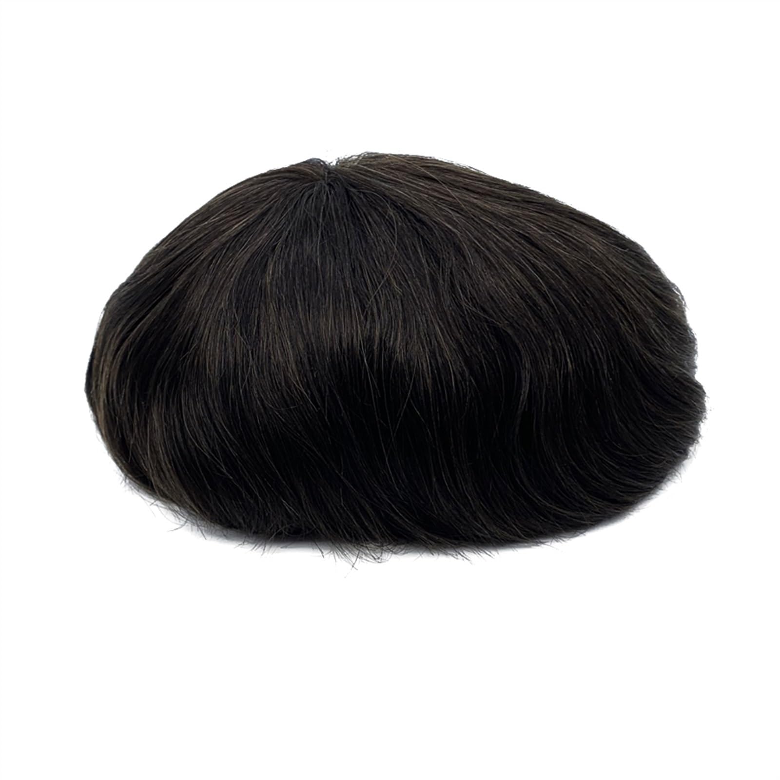 Tupet dla mężczyzn, super cienka peruka męska, naturalne indyjskie włosy, 0,02-0,04 mm, system protez włosów dla mężczyzn, naturalnie wyglądające treski (22R#)