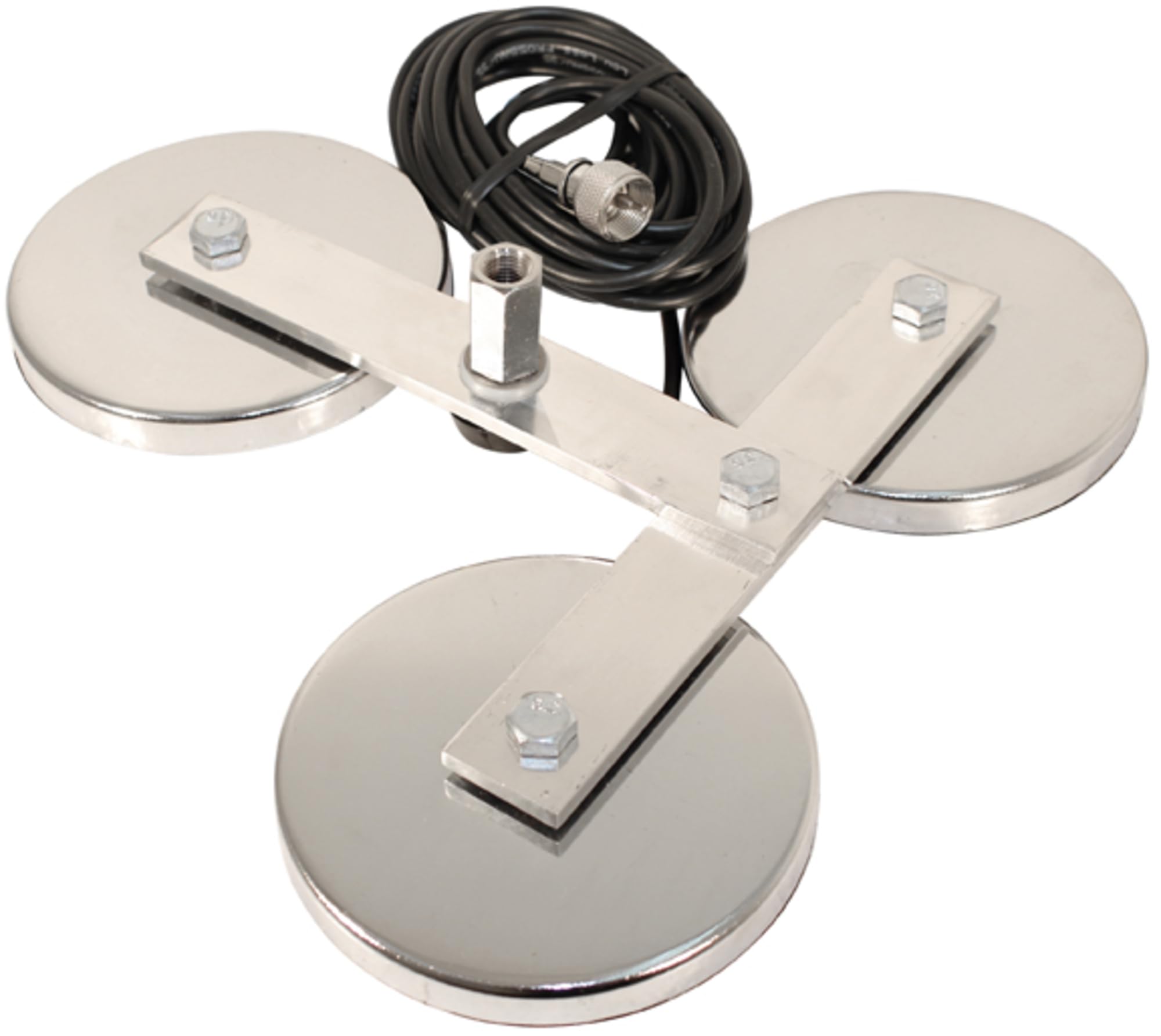 ProComm JBC110-12 3" CB Antenna Magnet Mount W/ 12' RG58 Coaxial Cable