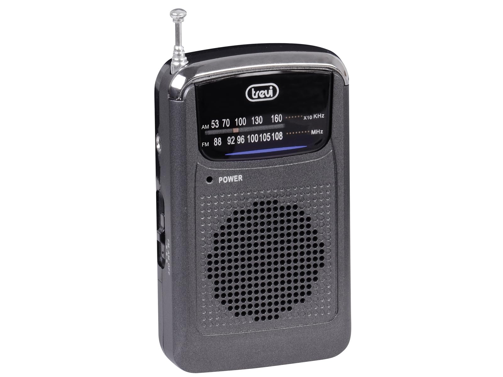 Trevi RA 710 GMG Radio Portatile 2 Bande AM FM con Presa Cuffie, Alimentazione a Batterie AAA
