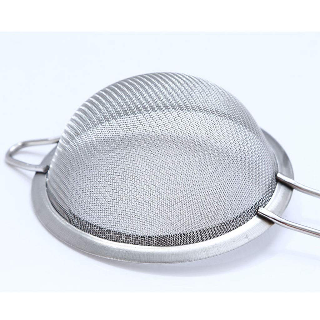 Tamis, passoire, passoire passoire de qualité supérieure en acier inoxydable à mailles fines passoire passoire outils de cuisine passoire de cuisine (couleur : 8 cm) (couleur : 8 cm) (12 cm)