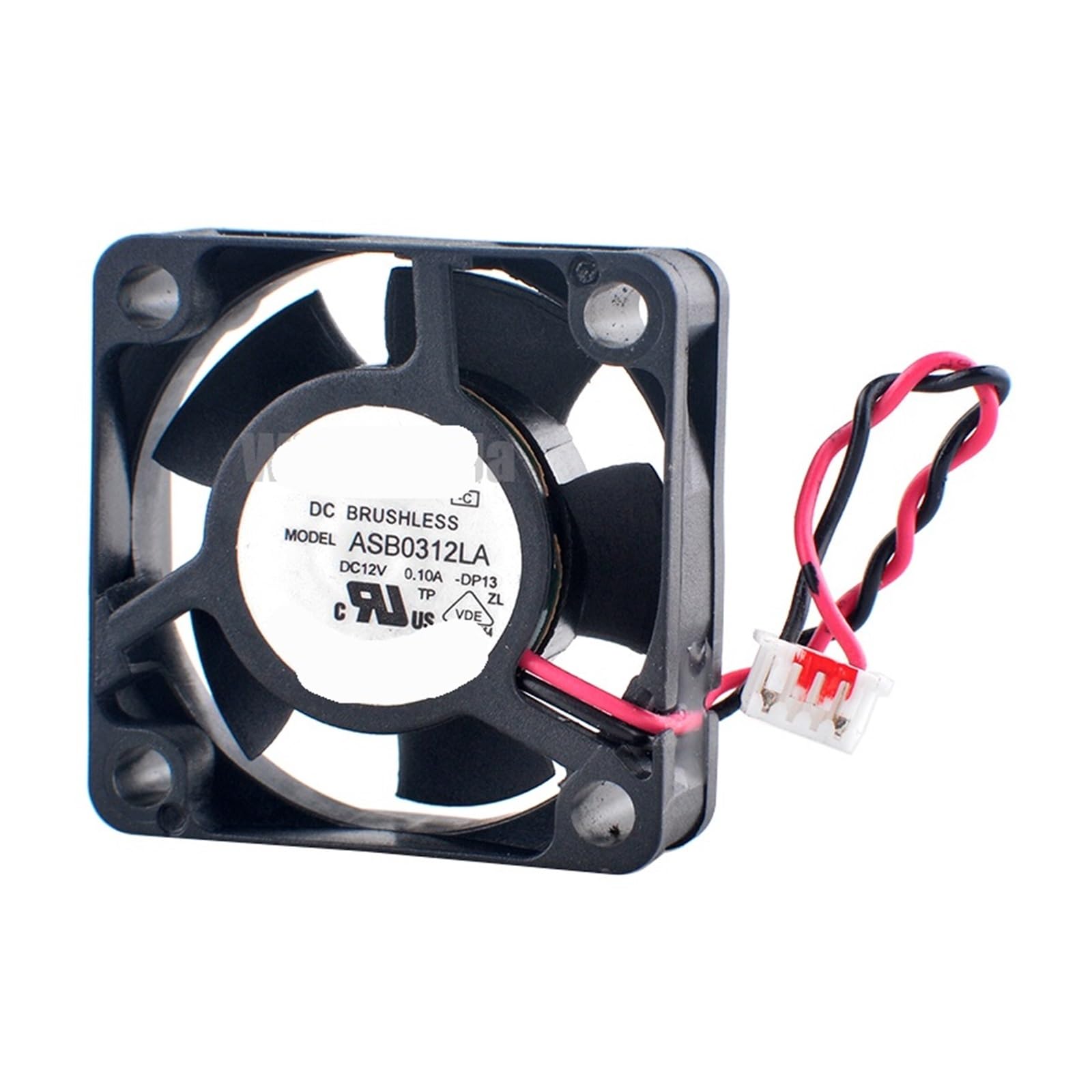 JJKKOZVQF ASB0312LA Cooling Fan 3cm/30mm 30x30x10mm DC12V 0.10A 2-Pin 8000