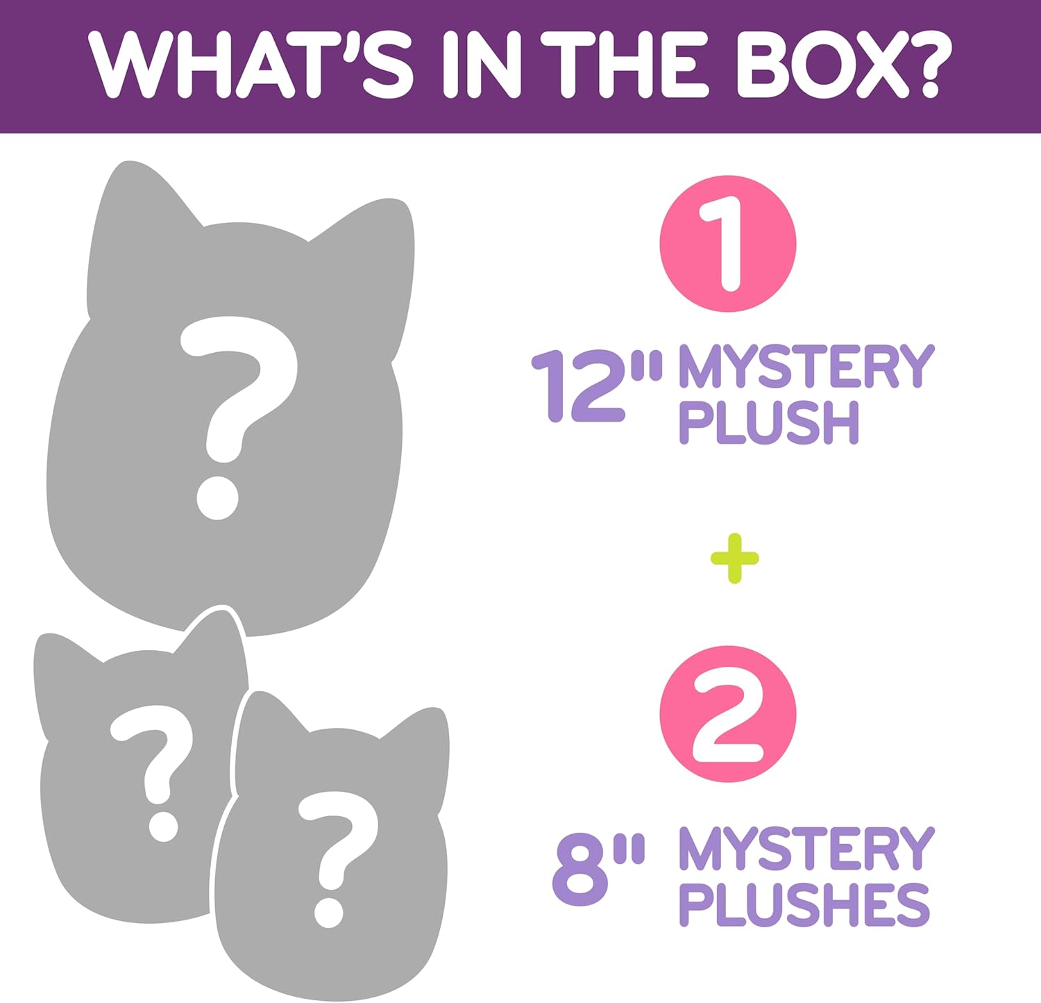 Squishmallows Mystery One 12" & Two 8" 3-Squish Value Pack - Get ONE Jumbo & Two Small Jazwares Plush for Less - Collectible Soft & Squishy Stuffed Animal Toy - Gift Set for Kids, Girls & Boys - Image 4