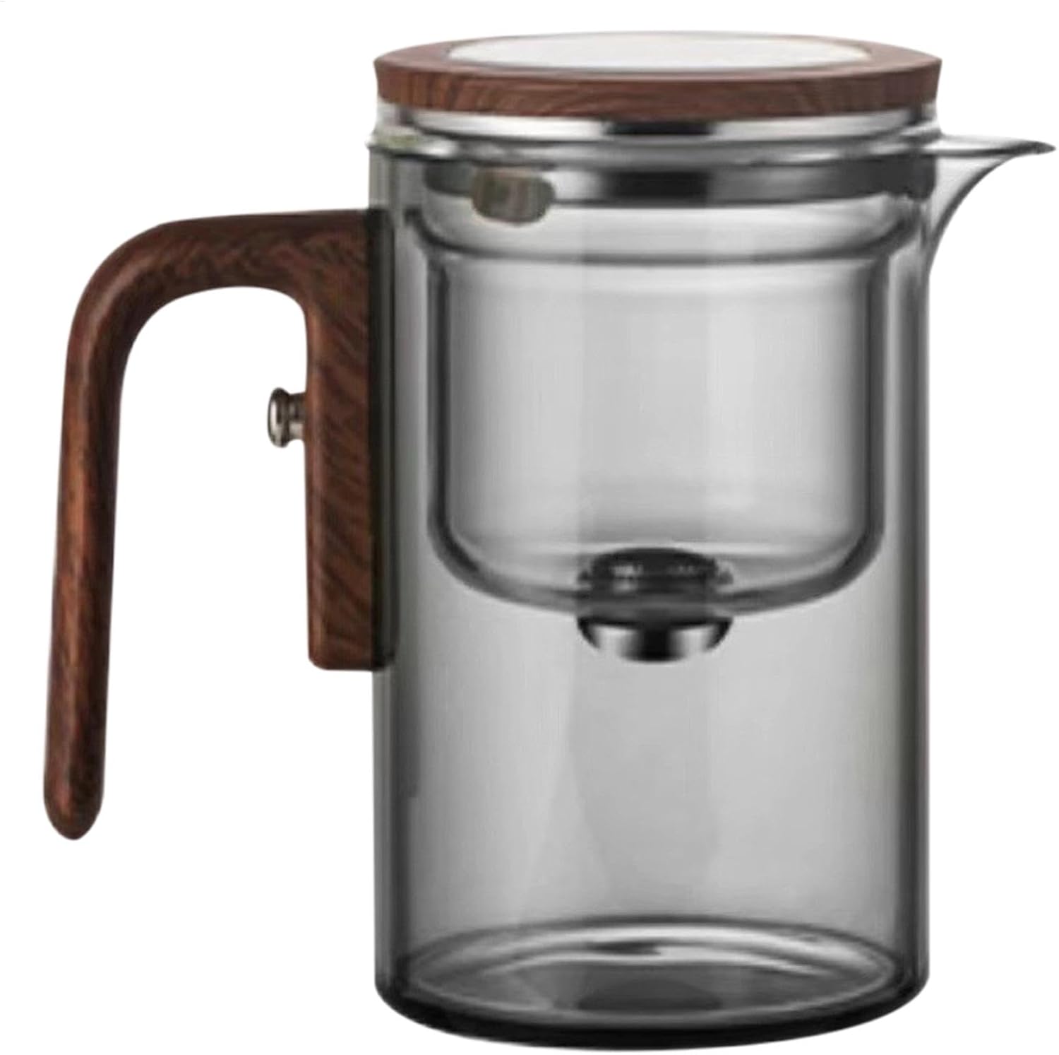 Glass Teapot with Infuser 600 ml Clear Glass Tea Maker Loose Tea Kettle with Infuser Elegant Glass Teapot for Home Tea Room Restaurant Perfect for Tea Lovers