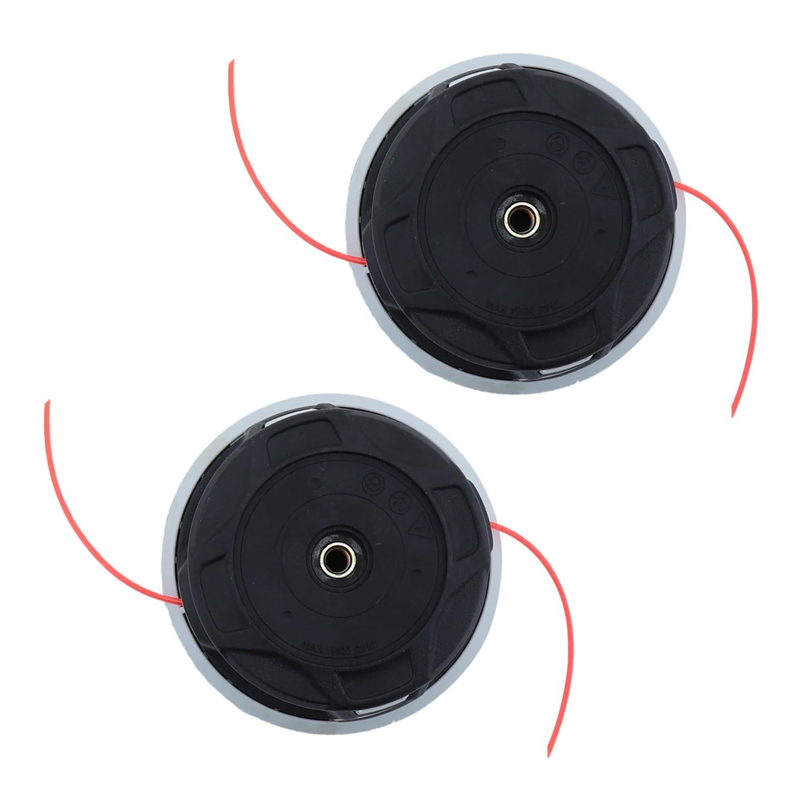 Accesorios universales for cortacésped (Juego de 2 Piezas): Cabezal/Corte for máquina podar — Compatible con Cabezales desbrozadora C 26-2