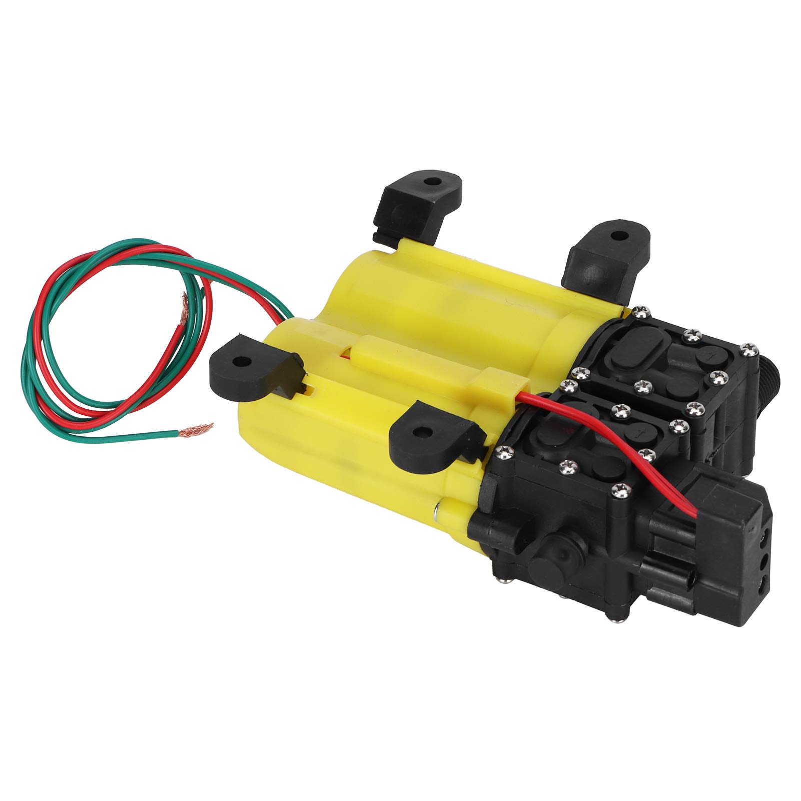 Fdit Bomba de Agua de Diafragma, 12V 120W 8L de Alta Presión Automática | modo de accionamiento eléctrico con rendimiento estable, larga vida útil de plásticos de ingeniería, tamaño compacto,