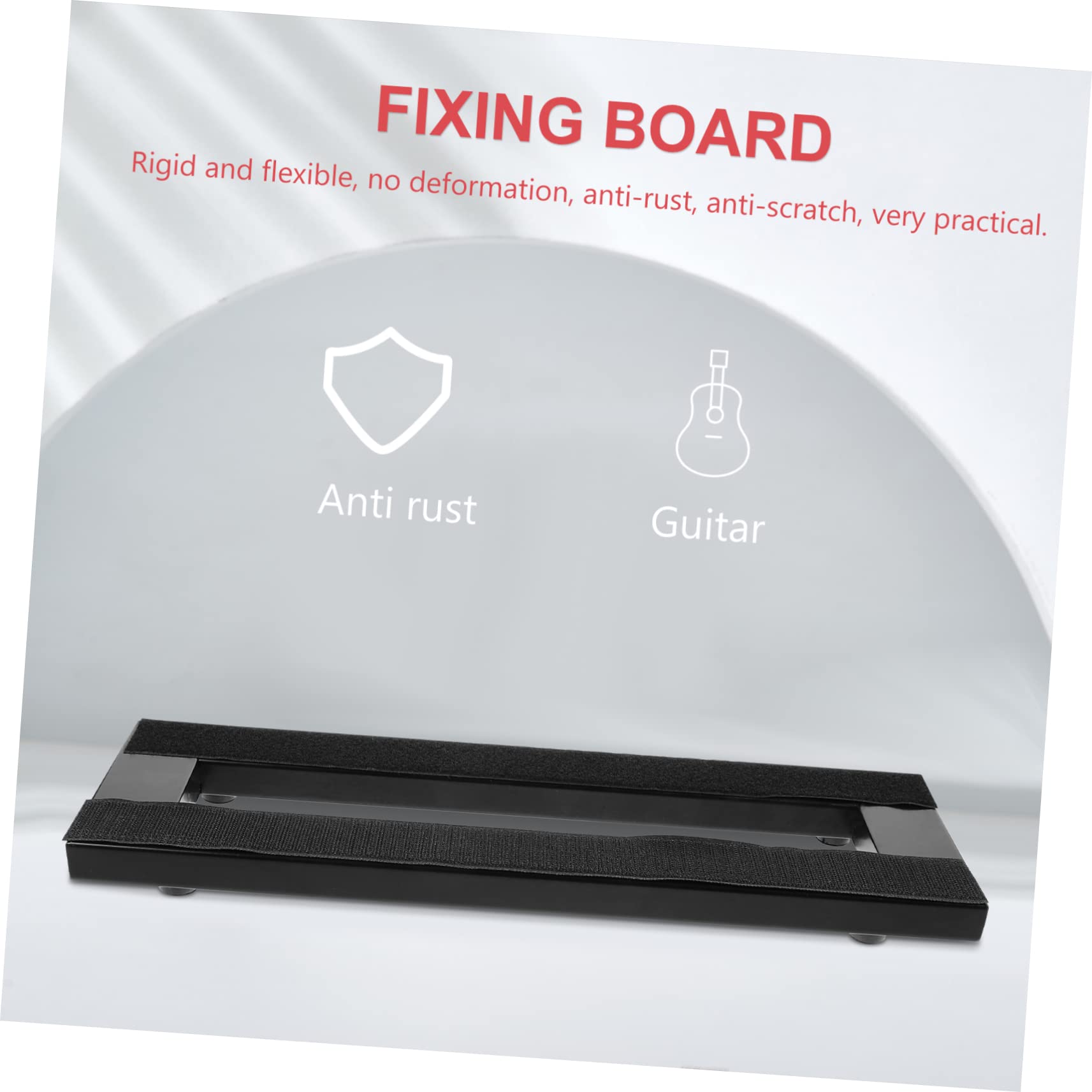 BESPORTBLE 1Set Guitar Pedalboard Bracket Durable Electric Guitar Effect Pedal Fixing Stand Non Deformable Design for Musicians and Guitar Effects Accessories