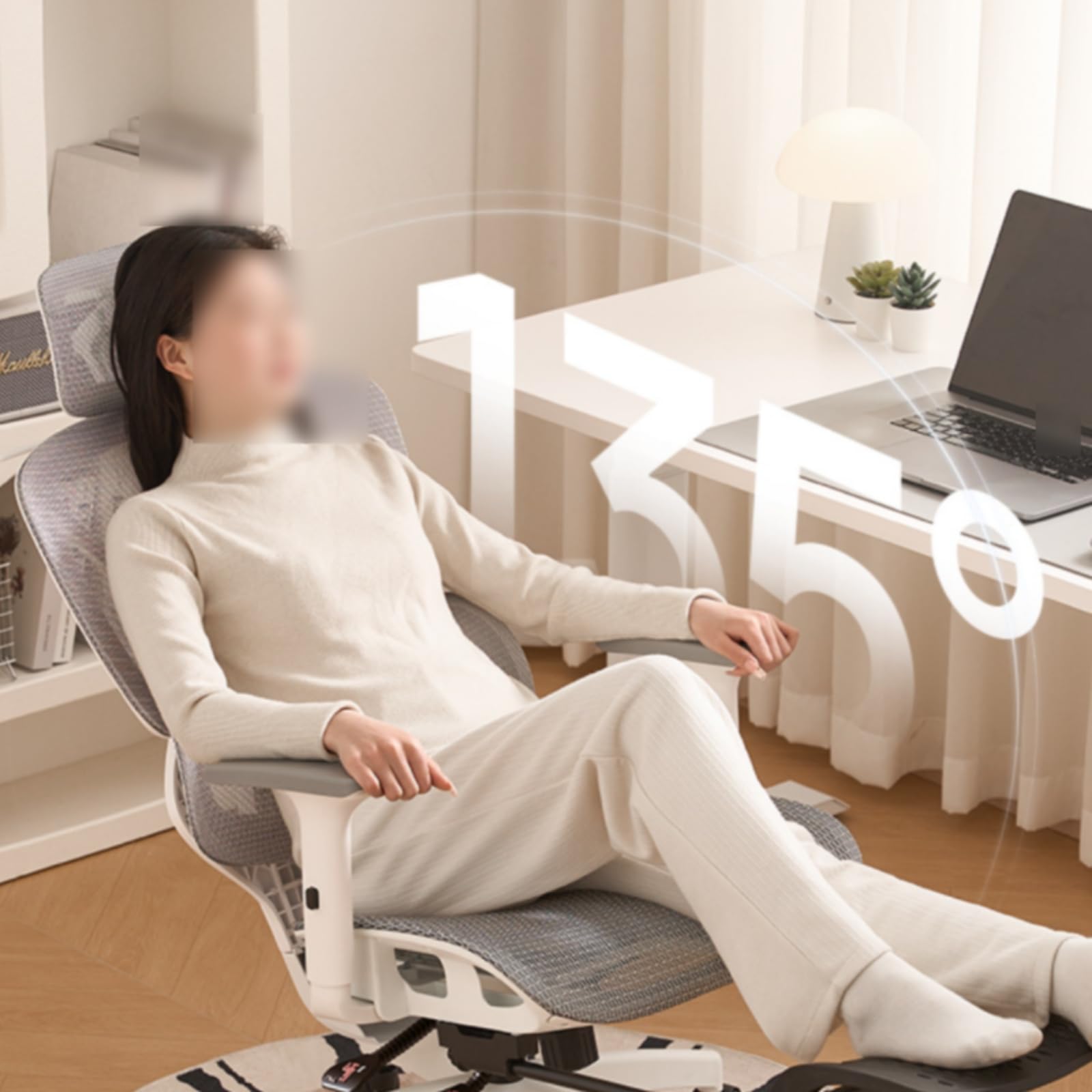 Silla Ergonómica de Oficina Silla de, Negro, Style to 4