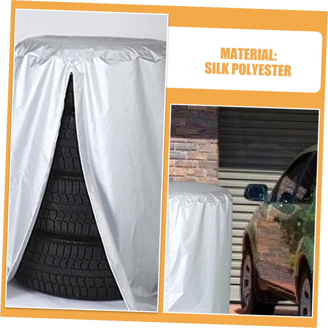 Anneome 2piezas Fundas para Rueda de Repuesto Aplicables para SUV Camiones Caravanas Cubiertas Impermeables para Sol y Lluvia