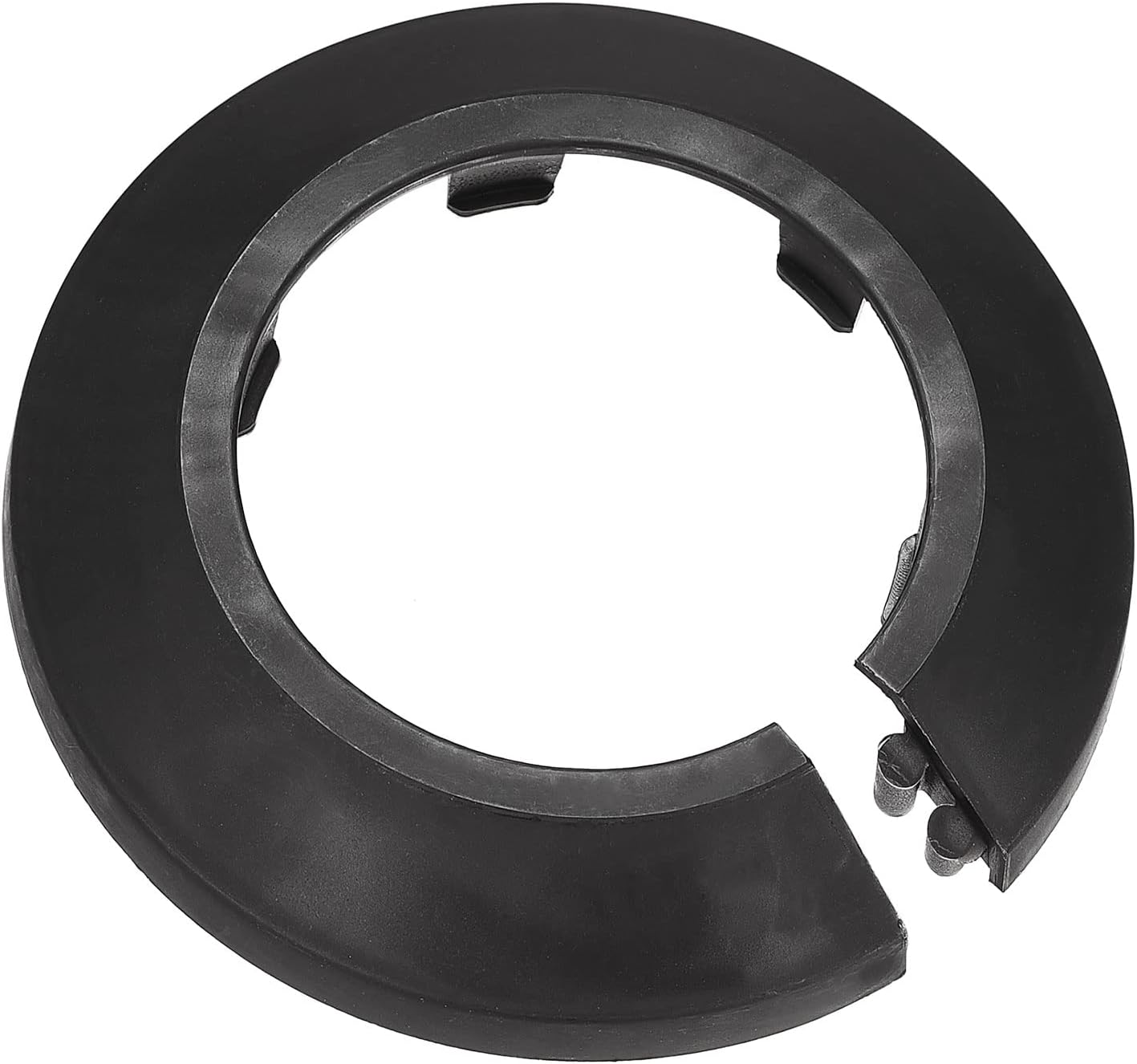 sourcing map Pipe Cover Decoration, 43mm PP Plastic Escutcheon Water Pipe Drain Line Cover Black 10pcs