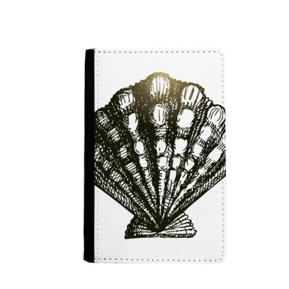 Étui cartes de crédit BeatChong Scallop Marine Life avec rangements sécurisés