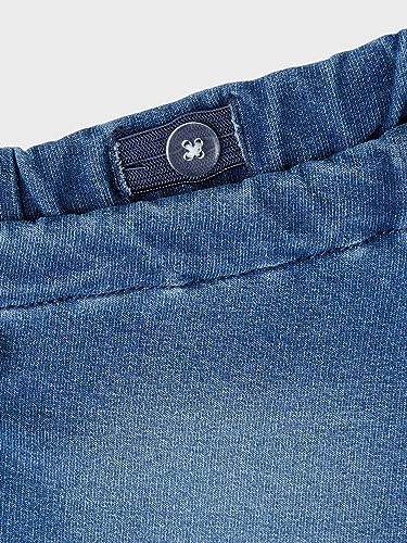 NAME IT Baby - Mädchen Nbfbella Shaped R SWE 2404-tr Noos Jeanshose, Medium Blue Denim, 74 EU