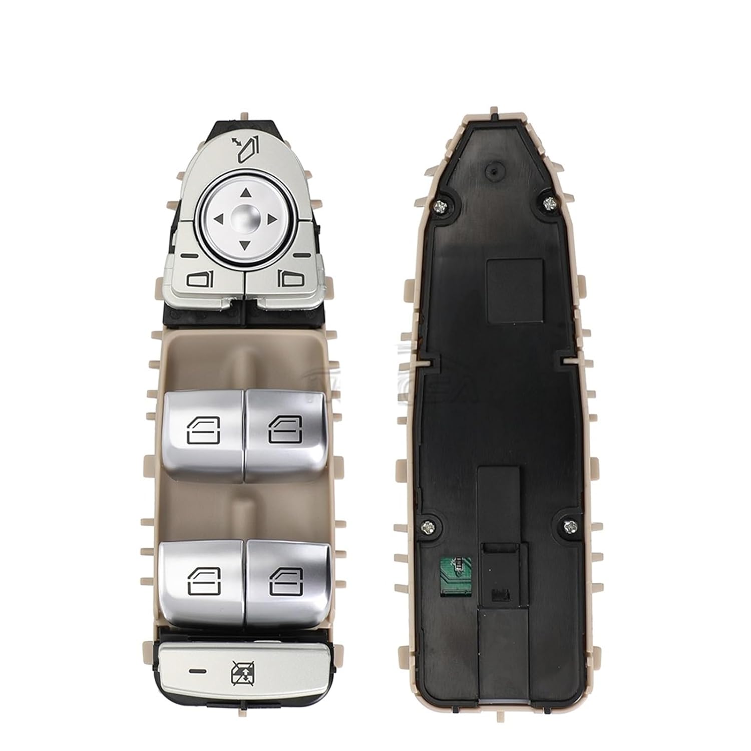A2059056811 Car Power Window Switch Master Panel A2229056800 1Pcs(Black)