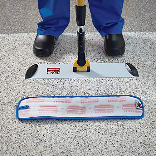 Rubbermaid Commercial Products HYGEN 18" Quick-Connect Mop Frame, Microfiber, Aluminum, Silver, Yellow by Rubbermaid Commercial - Image 7