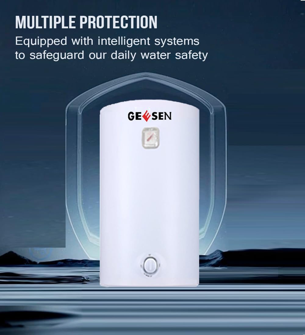 Electric Hot 50 liter Water Heater Storage, RV TR Endless Trailer Indoor Waterproof Shower Water Heater Compact Point-of-Use, Bathroom Shower (13.2 gallon) plug in 120v