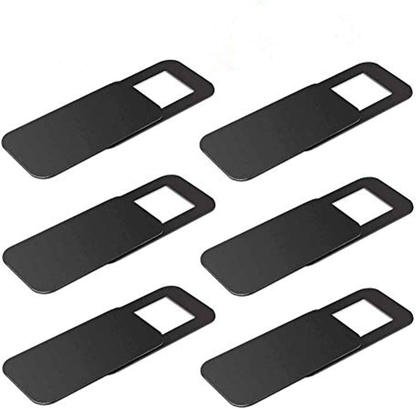 HeyMillion Webcam Cover, 0.027 inch Ultra-Thin Webcam Cover Slider Camera Cover for MacBook Pro, Laptop, Mac, PC, Surfcase Pro, iPhone, Protecting Your Digital Life (6 Pack)