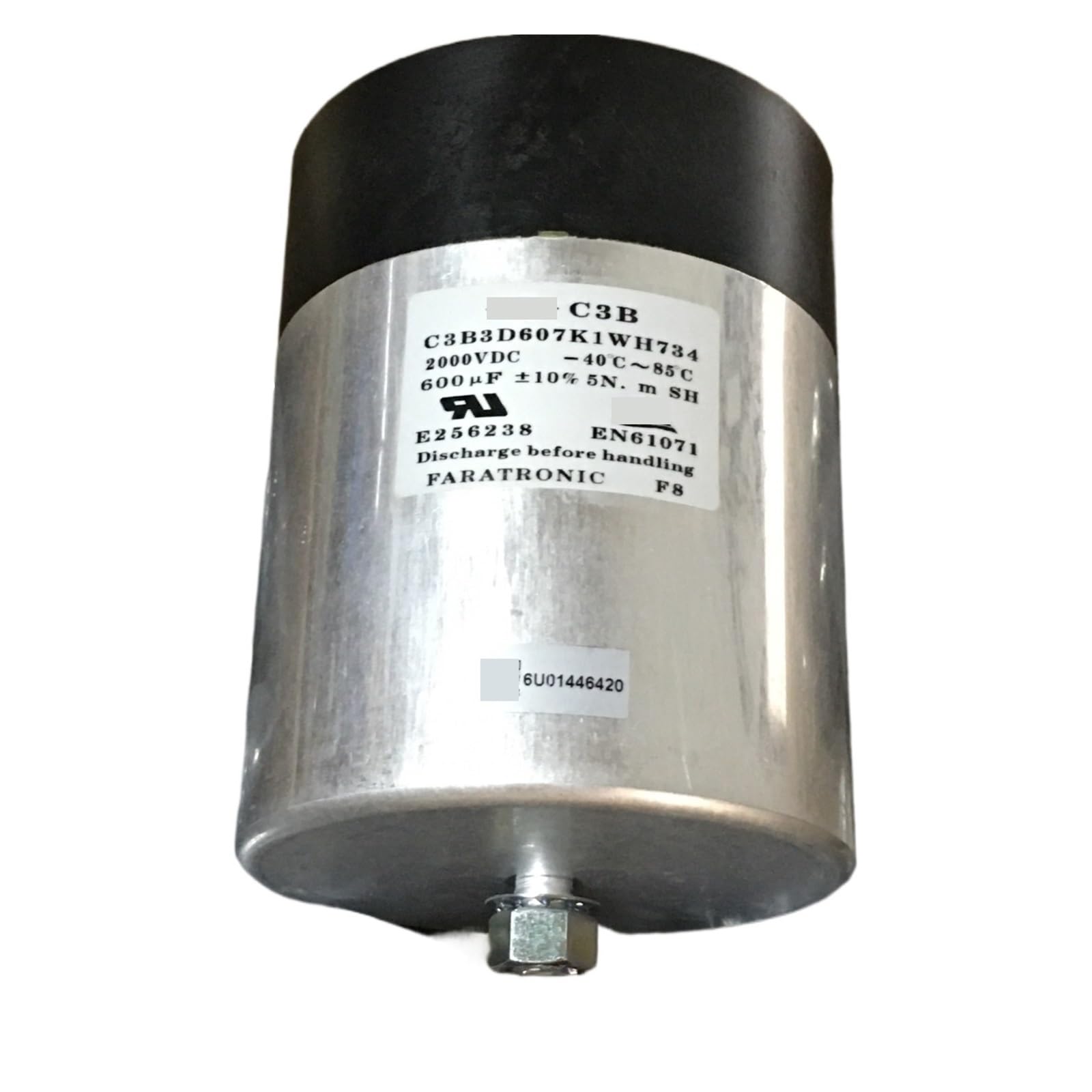 Condensateur C3B 600UF 2000VDC pour la maintenance des convertisseurs