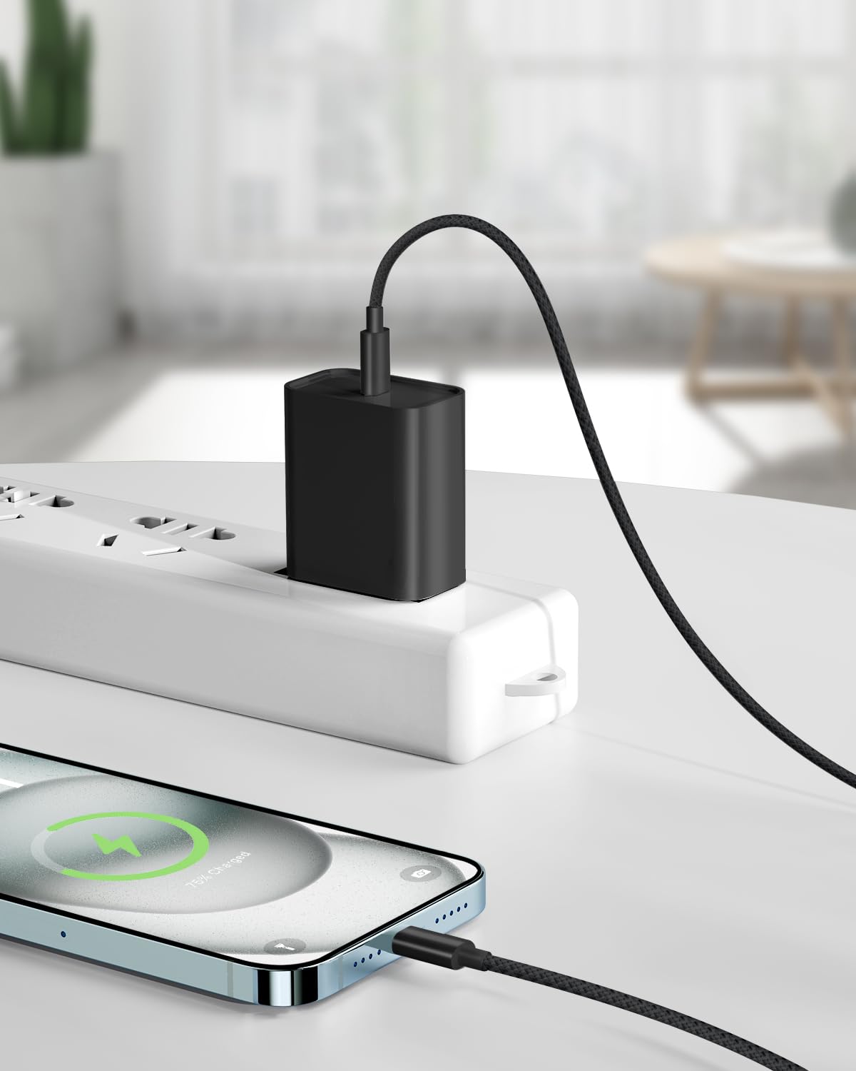 2Pezzi 1M Cavo USB Type-C Ricarica Rapida per iPhone 15 16 Pro Max/15 16 Plus/16/15,iPad Pro/Air,MacBook, Cavo iPhone 15 16 Cavo USB C to USB C 60W Nylon Cavo Apple USB C Cavetto