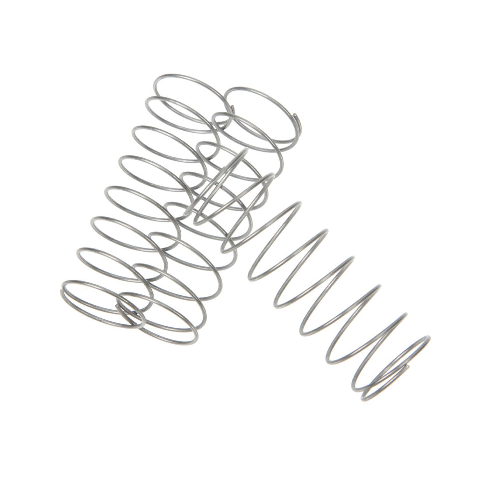 Ressorts de Bouton pour Trompette et Bugle, Acier Inoxydable Argenté, Lot de 3, Faciles à Installer pour Réparation D’Instrument