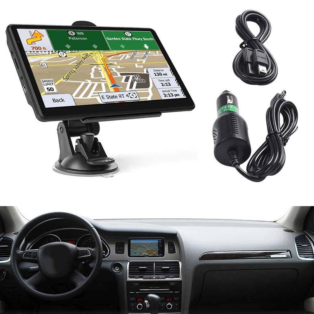 Navigatore GPS per auto e camion, con 8 GB di ROM, 256 MB di RAM, trasmettitore FM e compatibilit?IGO Primo Map (Na)